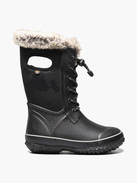 BOGS Boots Deutschland - Arcata Tonal Camo Winterstiefel Kinder Schwarz DE05982